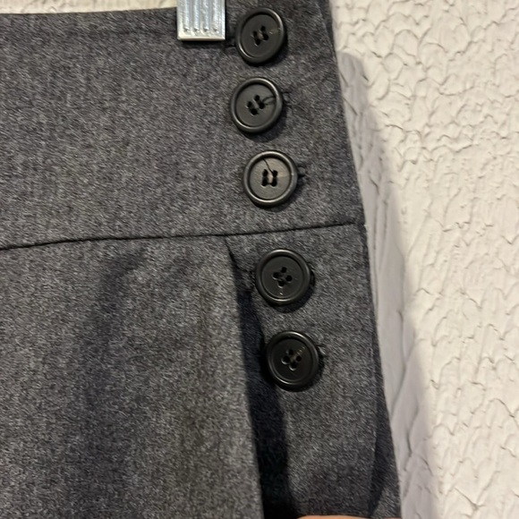 J. Crew Gray 100% Wool Sailor Skirt size 0 - Picture 3 of 10
